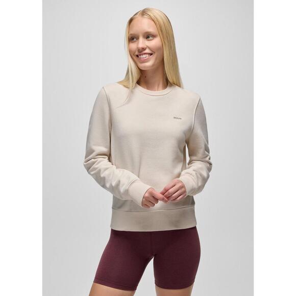 Prana Sweaters - NWT! prAna Women's Fleece Crew Sweatshirt Cream Size Medium